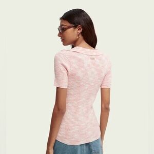 Space Dye Knit Polo from Scotch & Soda